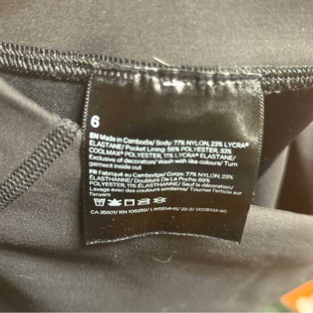 Lululemon Ed Curtis Wunder Train High Rise. Size 6 - Picture 3 of 6